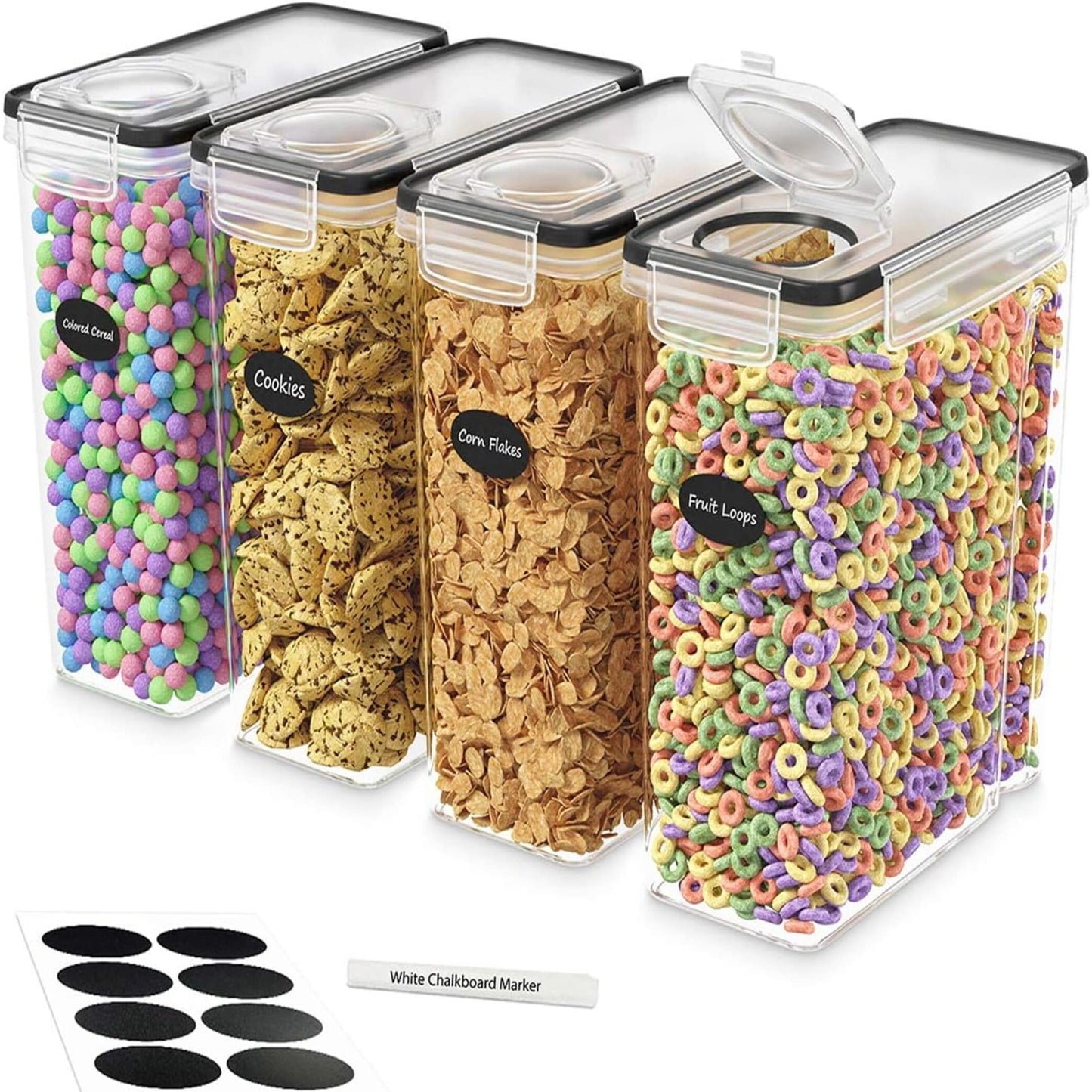 DWËLLZA KITCHEN 4L Cereal Containers Storage Set of 4