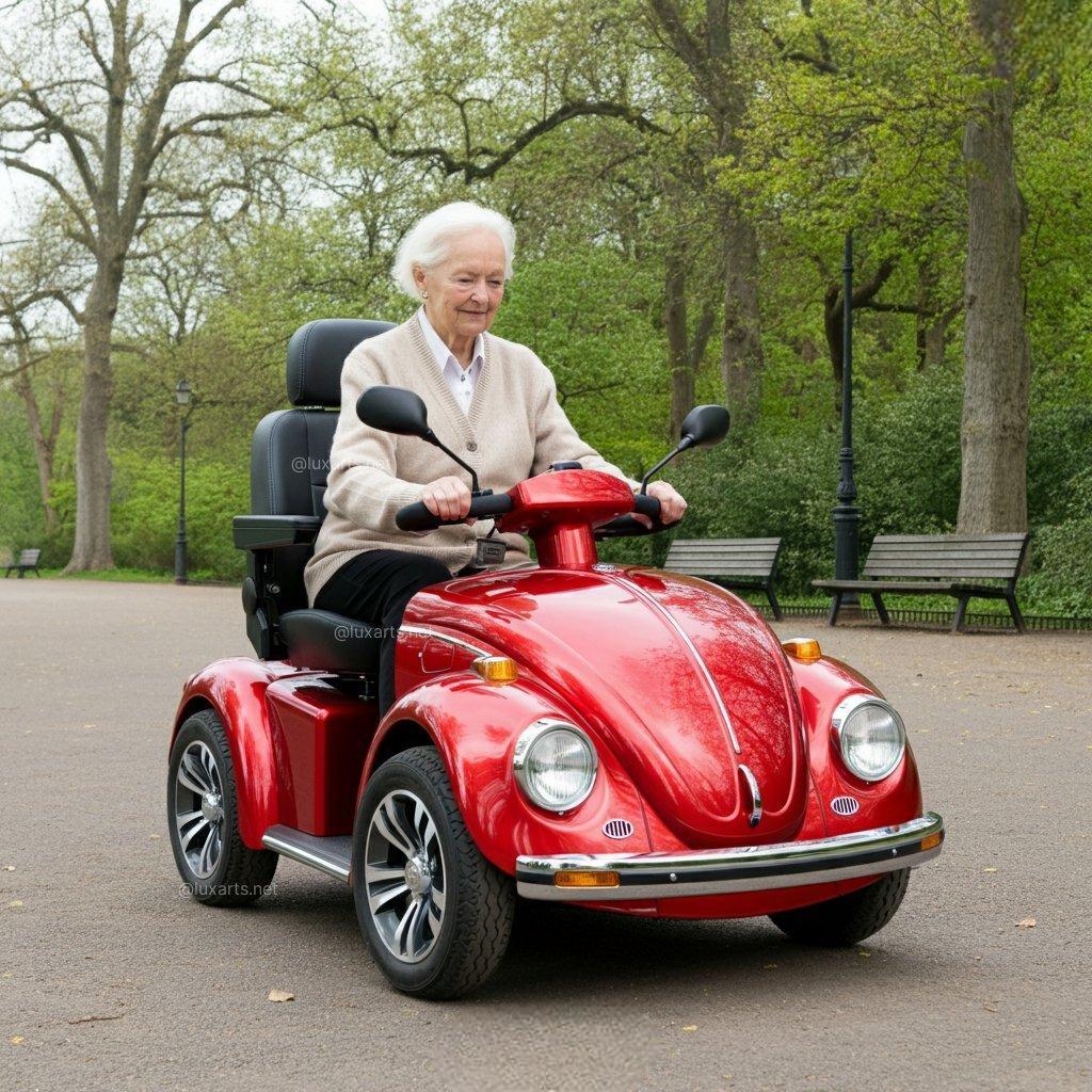 Factory Direct Sale Last Day Discount--Beetle-inspired mobility scooter