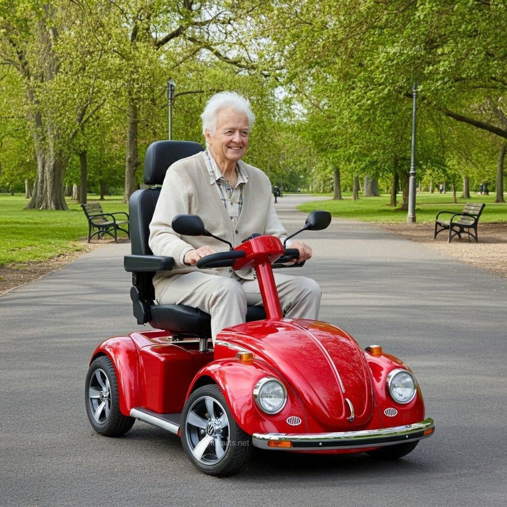 Factory Direct Sale Last Day Discount--Beetle-inspired mobility scooter
