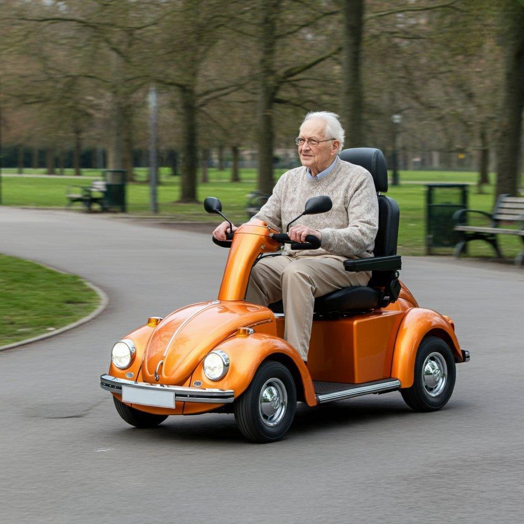 Factory Direct Sale Last Day Discount--Beetle-inspired mobility scooter